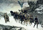 Bringing Home the Body of King Karl XII of Sweden Gustaf Cederstrom